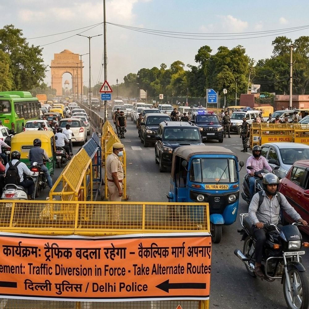 वीआईपी कार्यक्रम के चलते लखनऊ में ट्रैफिक डायवर्जन:8 रूटों पर बदली रहेगी व्यवस्था, इन रास्तों के करें इस्तेमाल