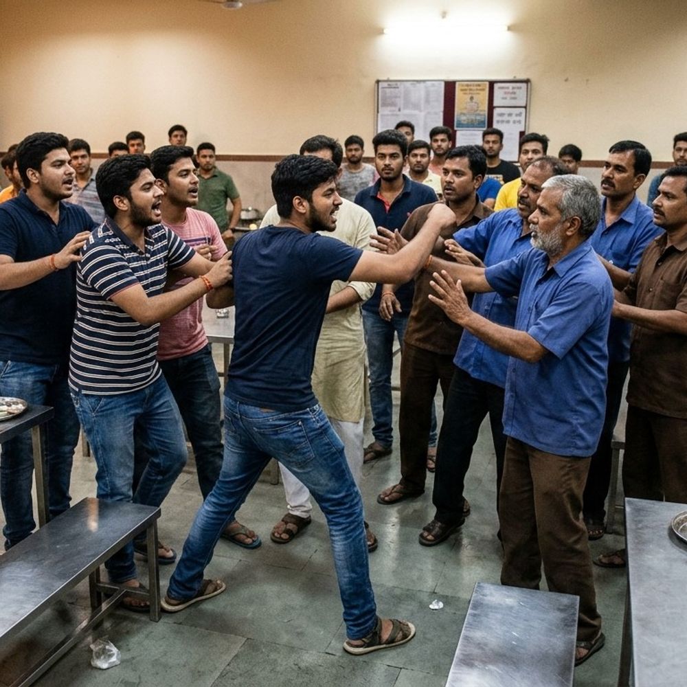 लखनऊ यूनिवर्सिटी की मेस में रोटी बनाने को लेकर बवाल:रसोइयों और कर्मचारियों को बेलन-चिमटे से पीटा, पांच छात्रों समेत 20 लोगों पर केस