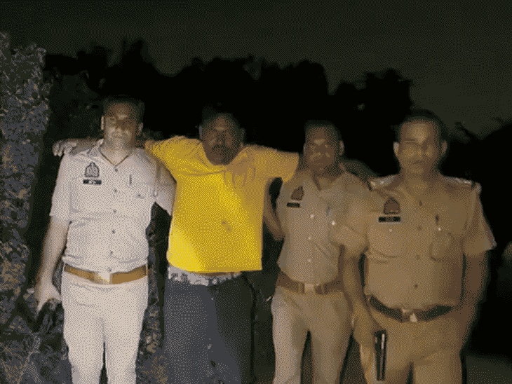 पुलिस ने मुठभेड़ में बदमाश के पैर में मारी गोली:बुलंदशहर में चोरी के मामलों में पुलिस कर रही थी तलाश, एक दर्जन मुकदमे दर्ज