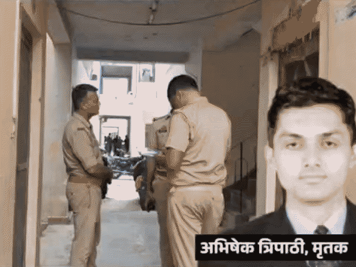 गोरखपुर के राजघाट में हुआ IIT इंजीनियर का अंतिम संस्कार:अक्सर स्विगी और जोमैटो से मंगाते थे खाना, बाइक पर लग गए जंग