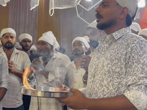रामपुर में युवा लगातार दूसरे साल मना रहे गणेश उत्सव:भजन-कीर्तन से भक्ति का माहौल, 22 सितंबर को कोसी नदी में विसर्जन