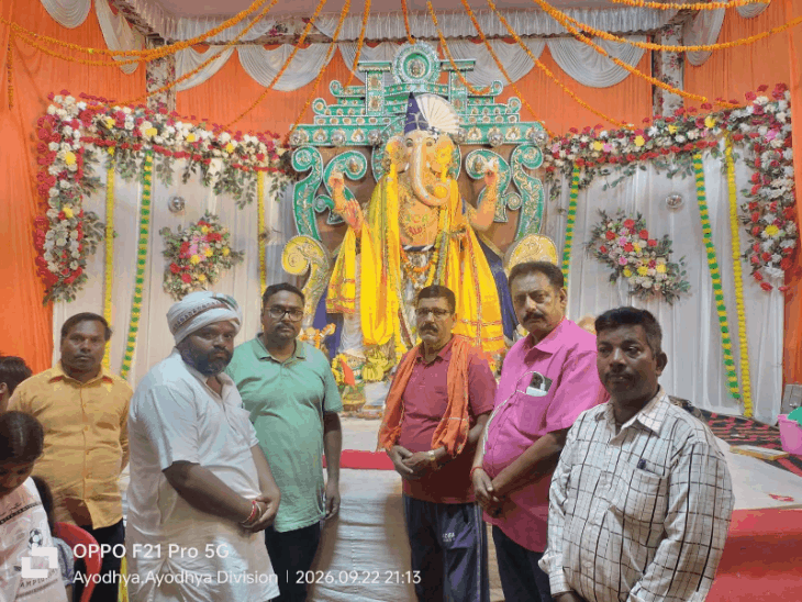 श्रीगणेश प्रतिमाएं जमुनिया बाग में एक बजे एकत्रित होंगी:अयोध्या के चौक, रिकाबगंज चौराहा से विसर्जन के लिए 25 को गुप्तारघाट पहुंचेगीं