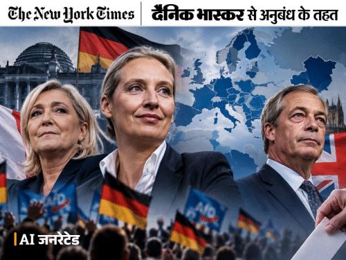 जर्मनी में पहली बार कट्टरपंथी AfD पार्टी ने चुनाव जीता:यूरोप में दक्षिणपंथी पार्टियों का दबदबा बढ़ा, फ्रांस में ले-पेन, ब्रिटेन में नाइजल फराज मजबूत