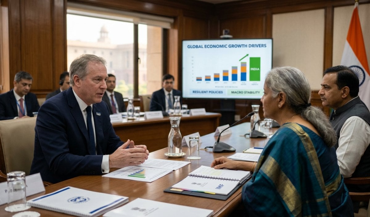 IMF ने भारत को बताया Global Growth का मजबूत आधार, नीतियों और स्थिरता की सराहना की