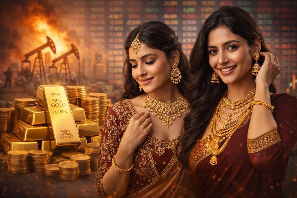 Gold Silver Price Today: अमेरिका-ईरान के बीच लड़ाई बढ़ी तो टूट गए सोने के भाव, चांदी 5000 रुपये गिरी, जानें आपके शहर में दाम