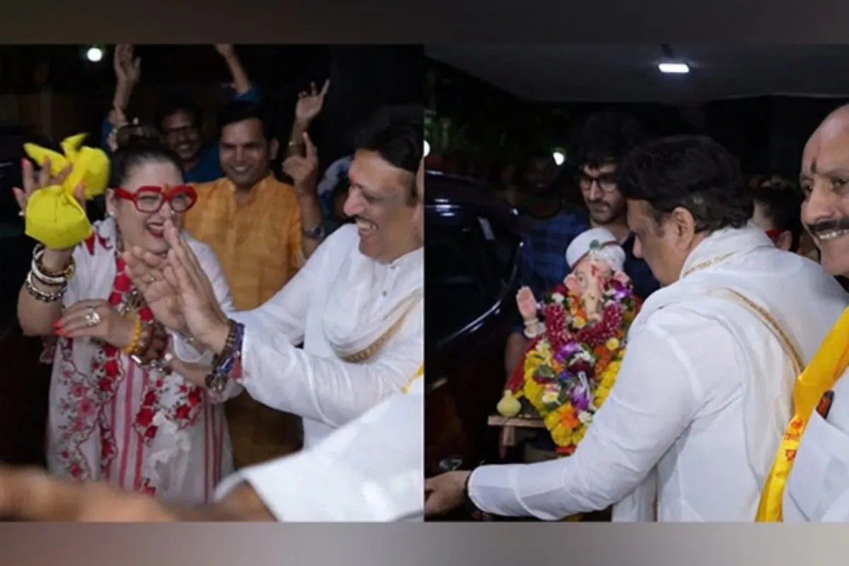 गोविंदा-सुनीता के गणपति विसर्जन का पुराना वीडियो वायरल, ‘गणपति बप्पा मोरया’ के जयकारों के बीच कपल ने किया डांस