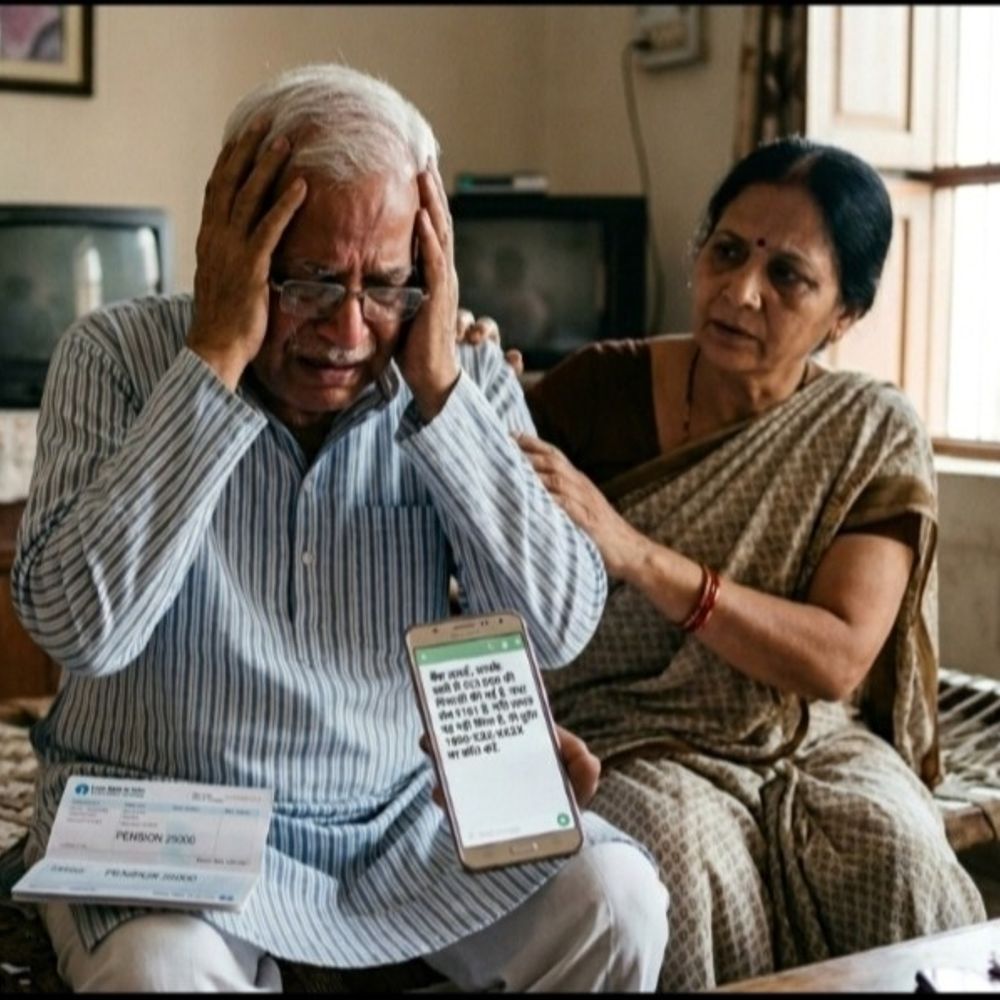 ईडी अधिकारी बन 8 दिन डिजिटल अरेस्ट रखा:रिटायर्ड बैंक अफसर से 96.65 लाख ठगे, फिरौती के केस में फंसाने की धमकी दी