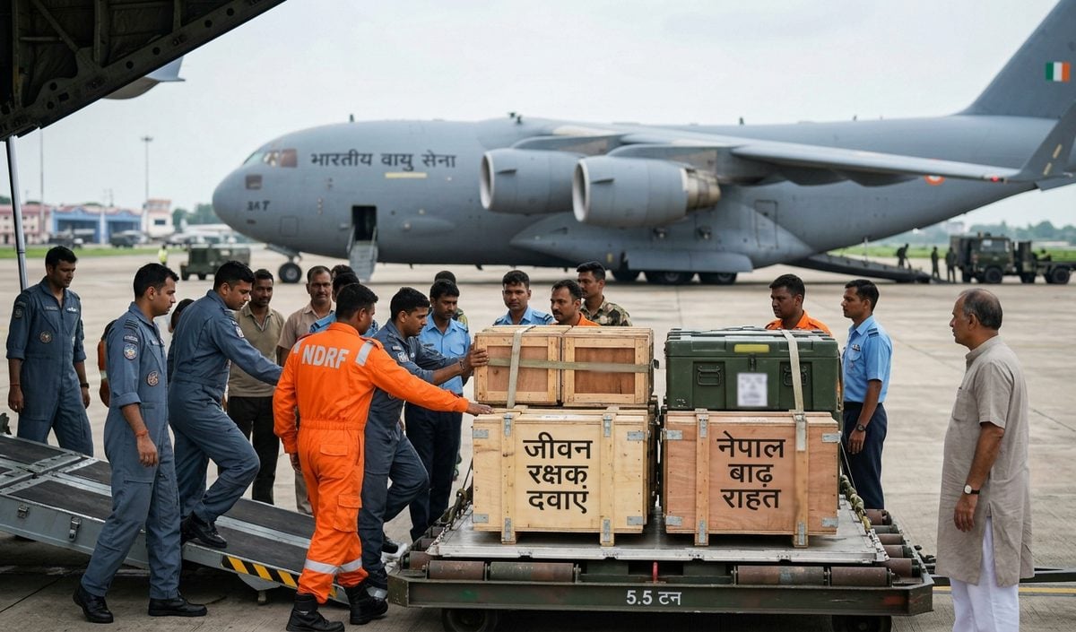 Nepal Flood: भारत ने भेजी 5.5 टन दवाओं की पांचवीं खेप और बचाव दल