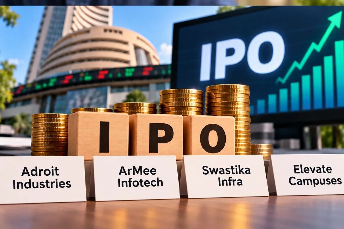 Adroit Industries समेत इन 4 IPOs की अगले हफ्ते होगी लिस्टिंग, 35% तक दिख रहा GMP, जानिए कैसी लिस्टिंग के मिल रहे संकेत