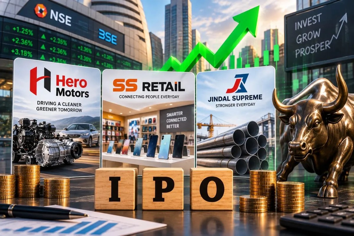 Hero Motors, Jindal Supreme या SS Retail… किस IPO में दिख रहा सबसे अधिक GMP? जानें कंपनियों का कारोबार और दूसरी डिटेल्स