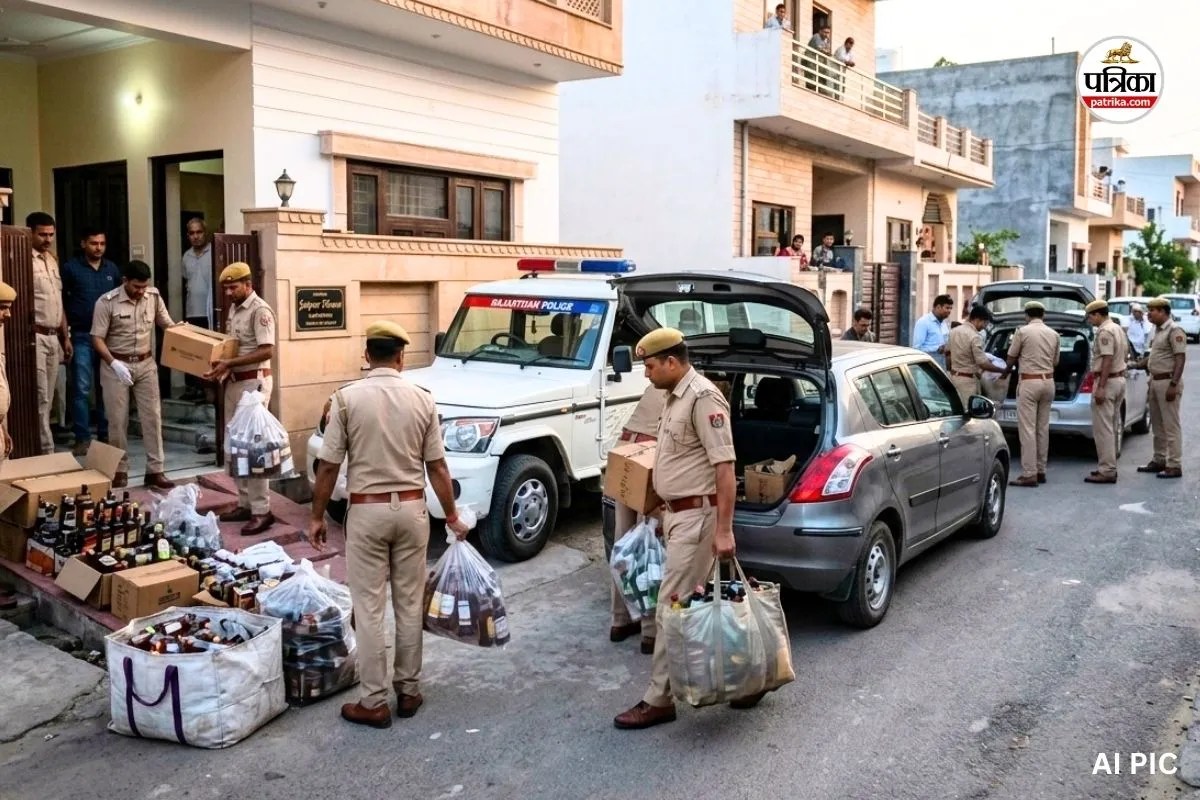 Jaipur News: जयपुर में कई जगहों पर ताबड़तोड़ रेड, रिहायशी मकानों से लेकर कारों तक से भारी मात्रा में अवैध शराब बरामद