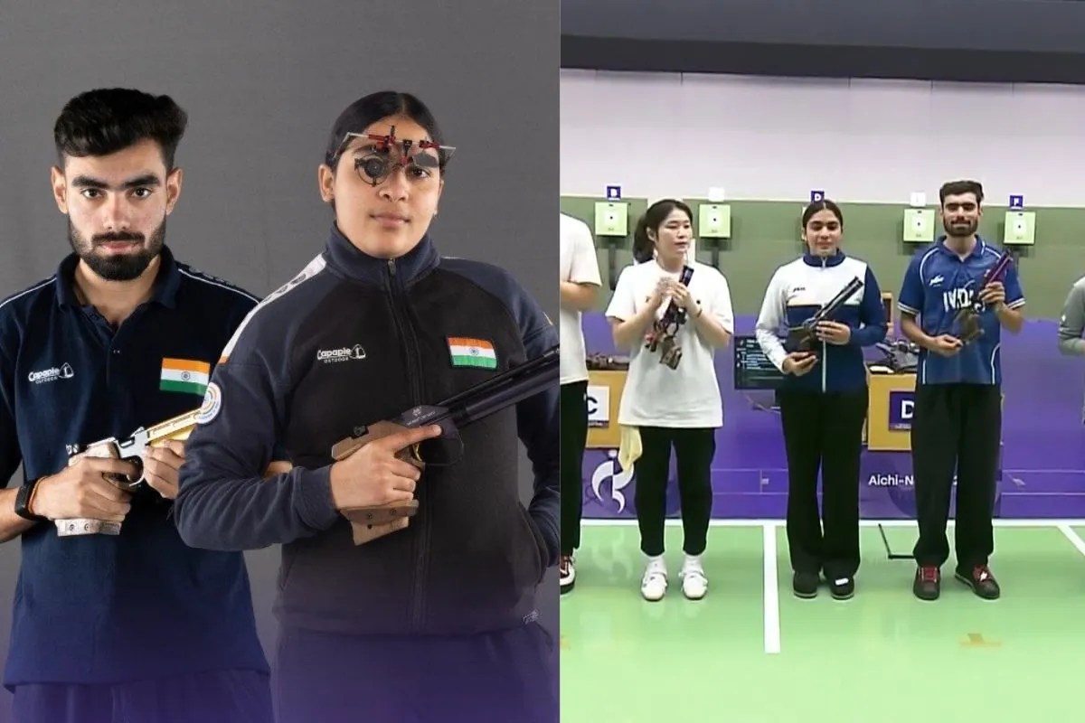 Asian Games 2026 में भारत ने जीता दूसरा गोल्ड मेडल, 10m एयर पिस्टल मिक्स्ड इवेंट में कमलजीत-सुरुचि ने किया कारनामा