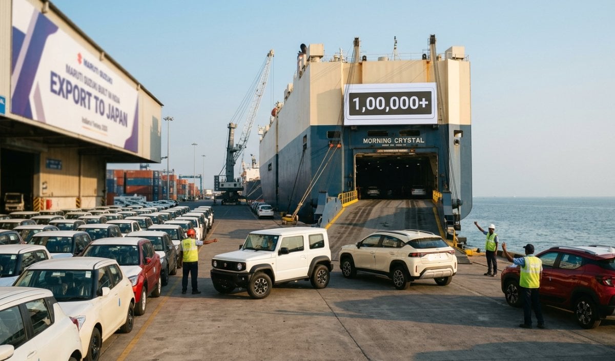 Maruti Suzuki की Jimny, Fronx और e-Vitara का Japan को कुल Export 1 लाख यूनिट के पार