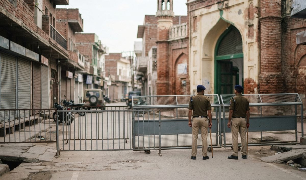 Meerut Police ने केसरगंज मस्जिद के पास बढ़ाई सुरक्षा, सोशल मीडिया वीडियो के बाद गश्त तेज