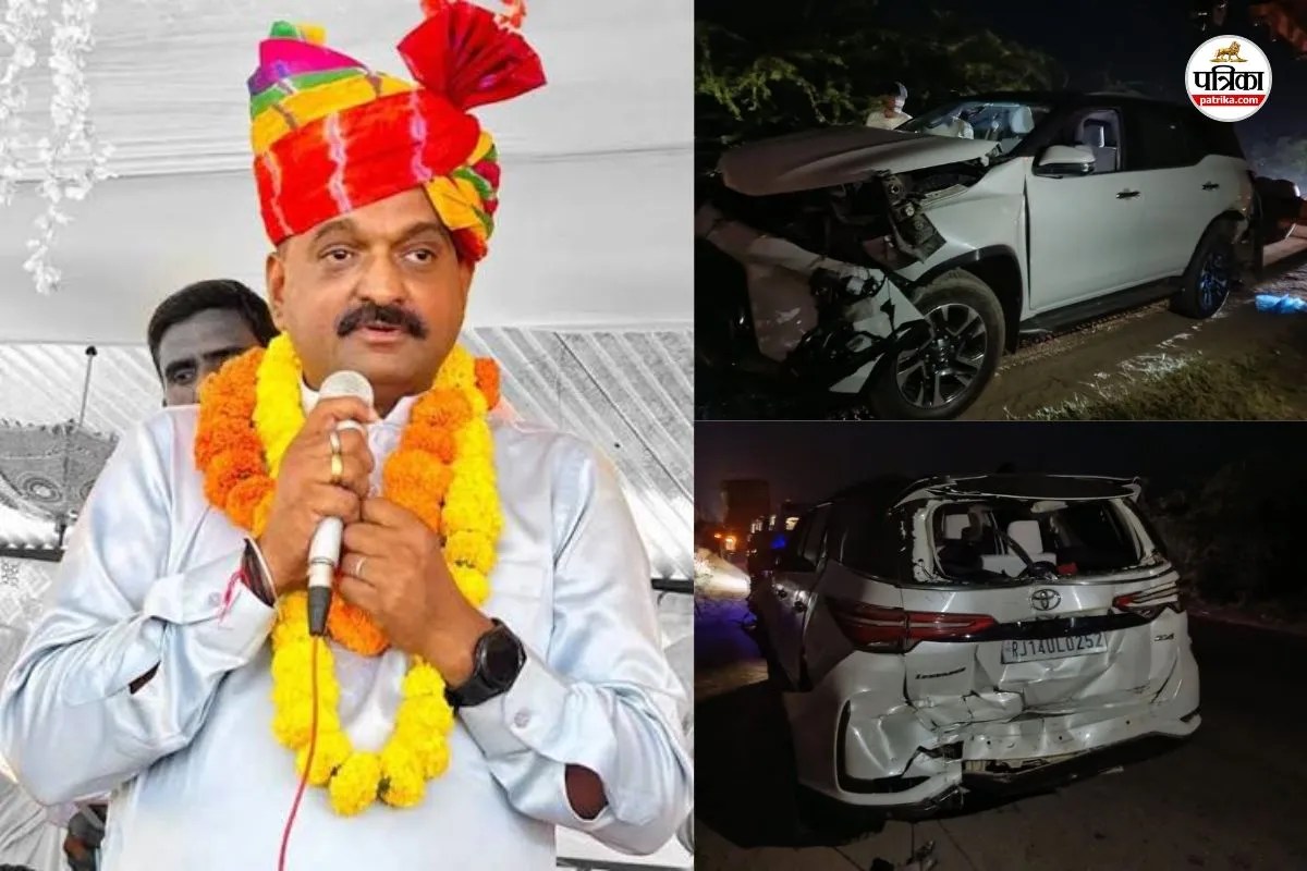 BJP MLA की SUV का भीषण एक्सीडेंट, अजमेर-कोटा हाईवे पर ट्रेलर ने मारी टक्कर; बाल-बाल बचे विधायक