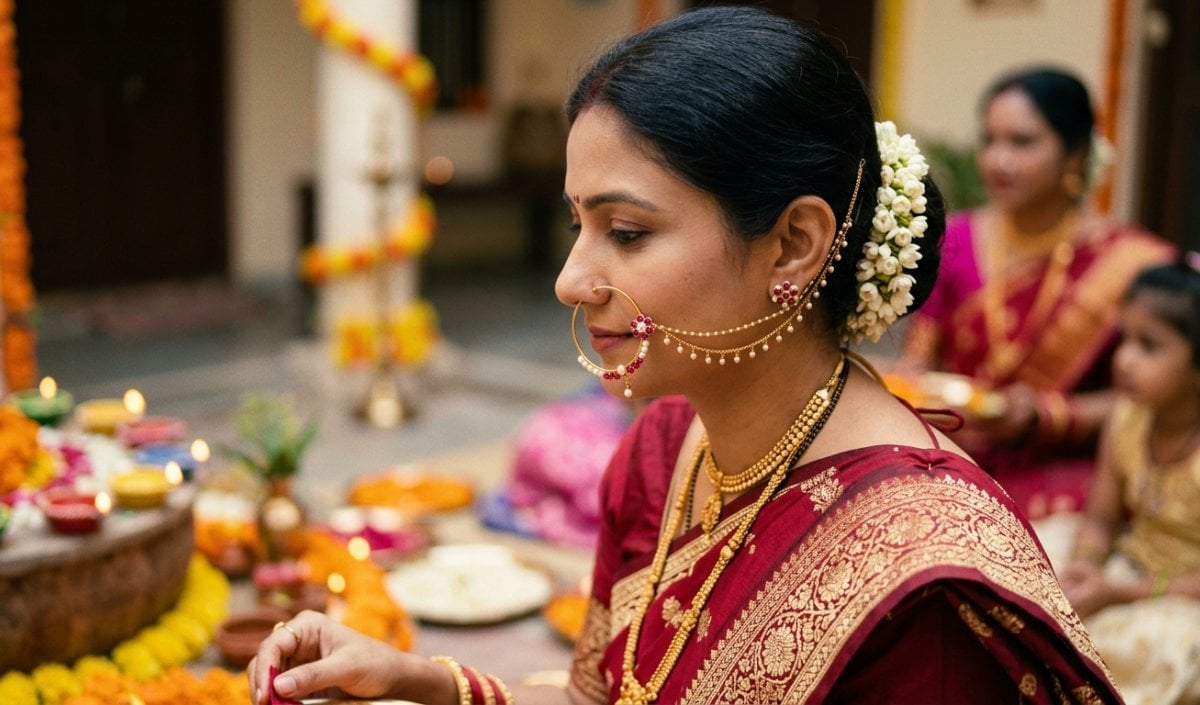 Nath Designs: Traditional Look की खूबसूरती बढ़ाएंगे Ruby-Pearl और Floral Nath Designs