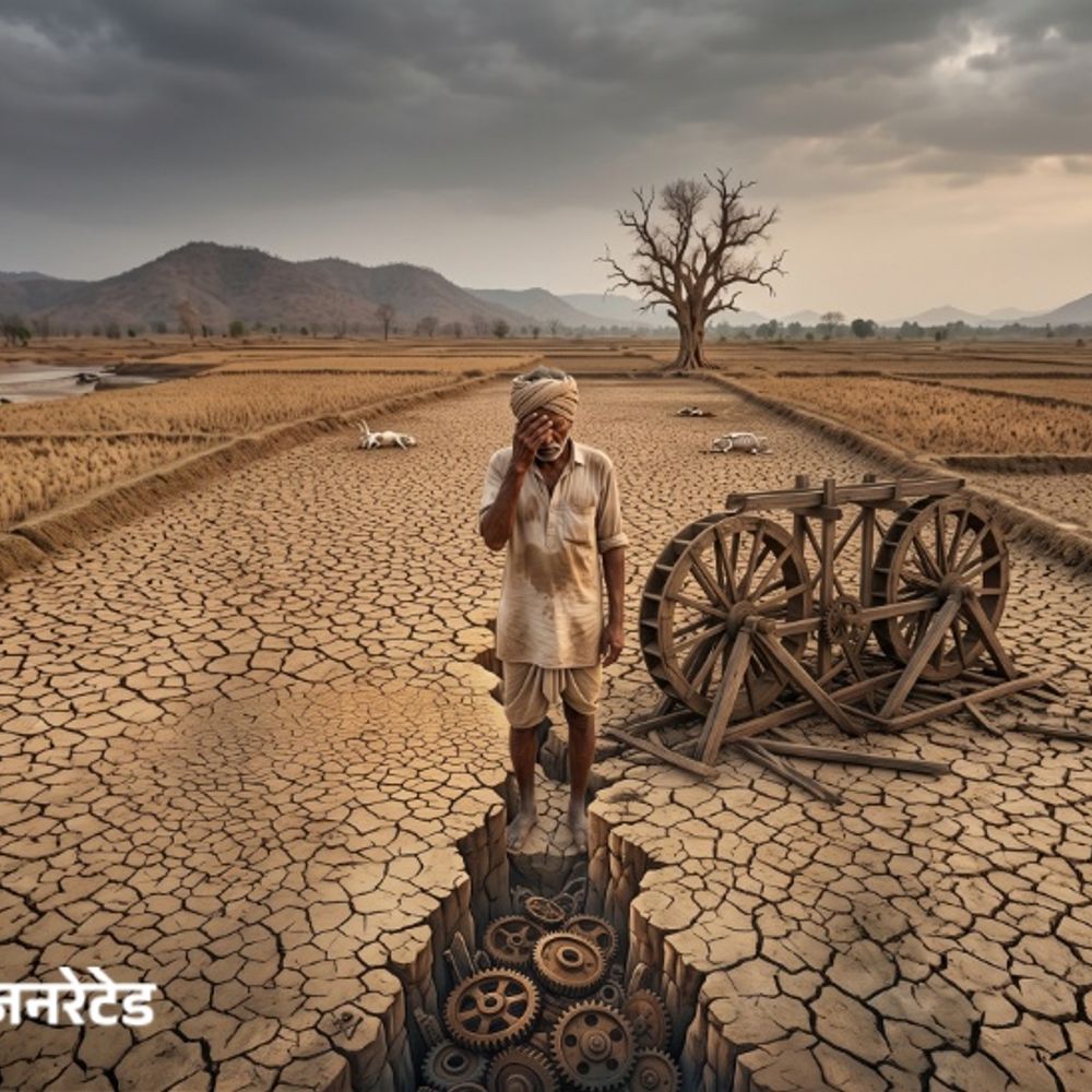 भारत में 17 साल में सबसे सूखा मानसून:बिहार में 37% कम बारिश, राजस्थान में 21%; अल नीनो का असर; सीजन खत्म होने में 9 दिन बचे