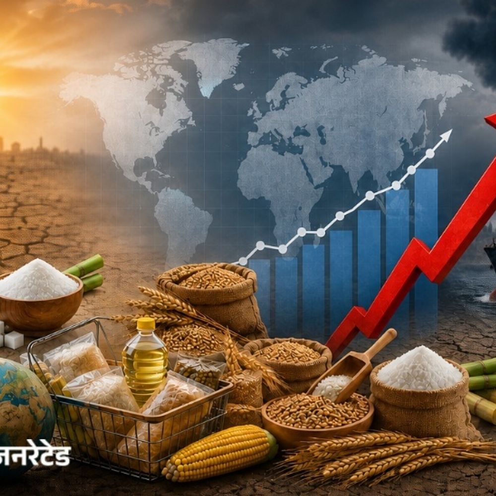दुनियाभर में खाने-पीने की चीजें 2022 के बाद सबसे महंगी:अगस्त में शक्कर 11.9% और अनाज के दाम 2.2% बढ़े, युद्ध और खराब मौसम से बिगड़े हालात