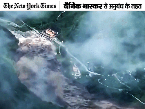 हिमालय में 7 मिनट में तबाही, चीन की तैयारी नाकाम:पिछली बार झील फटी थी, इस बार ग्लेशियर ही टूट गया