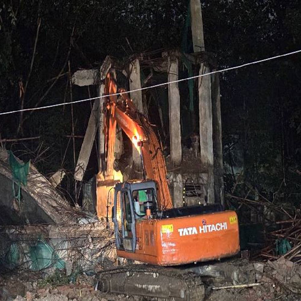40 साल पुरानी टंकी ढही, 2 मजदूरों की मौत:रांची जिला स्कूल में पुरानी टंकी गिराने में लापरवाही