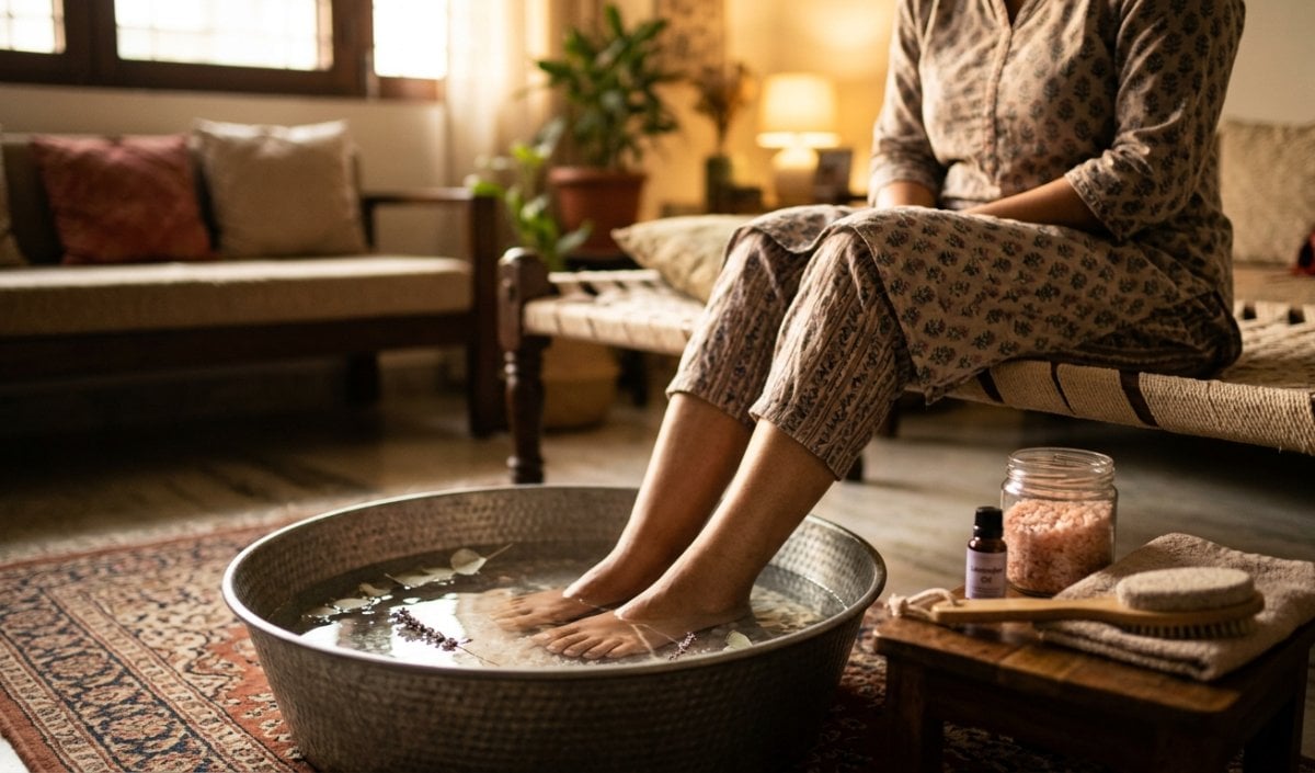 दिनभर की थकान और पैरों के भारीपन से राहत दिलाएगा सेंधा नमक वाला 20 Minute Pedicure