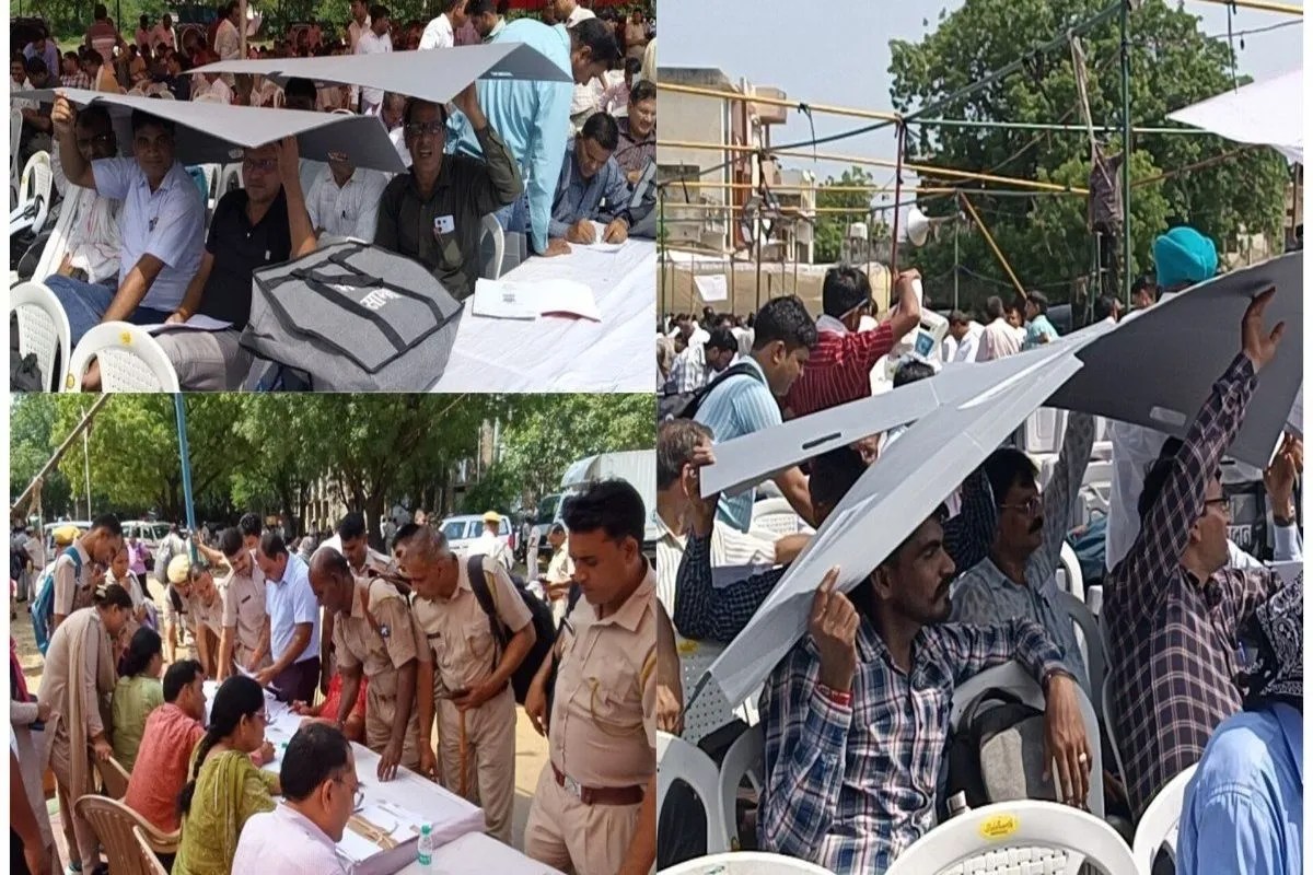 Alwar: धूप में बैठकर ट्रेनिंग लेने को मजबूर कर्मचारी, अलवर में कल होगी वोटिंग