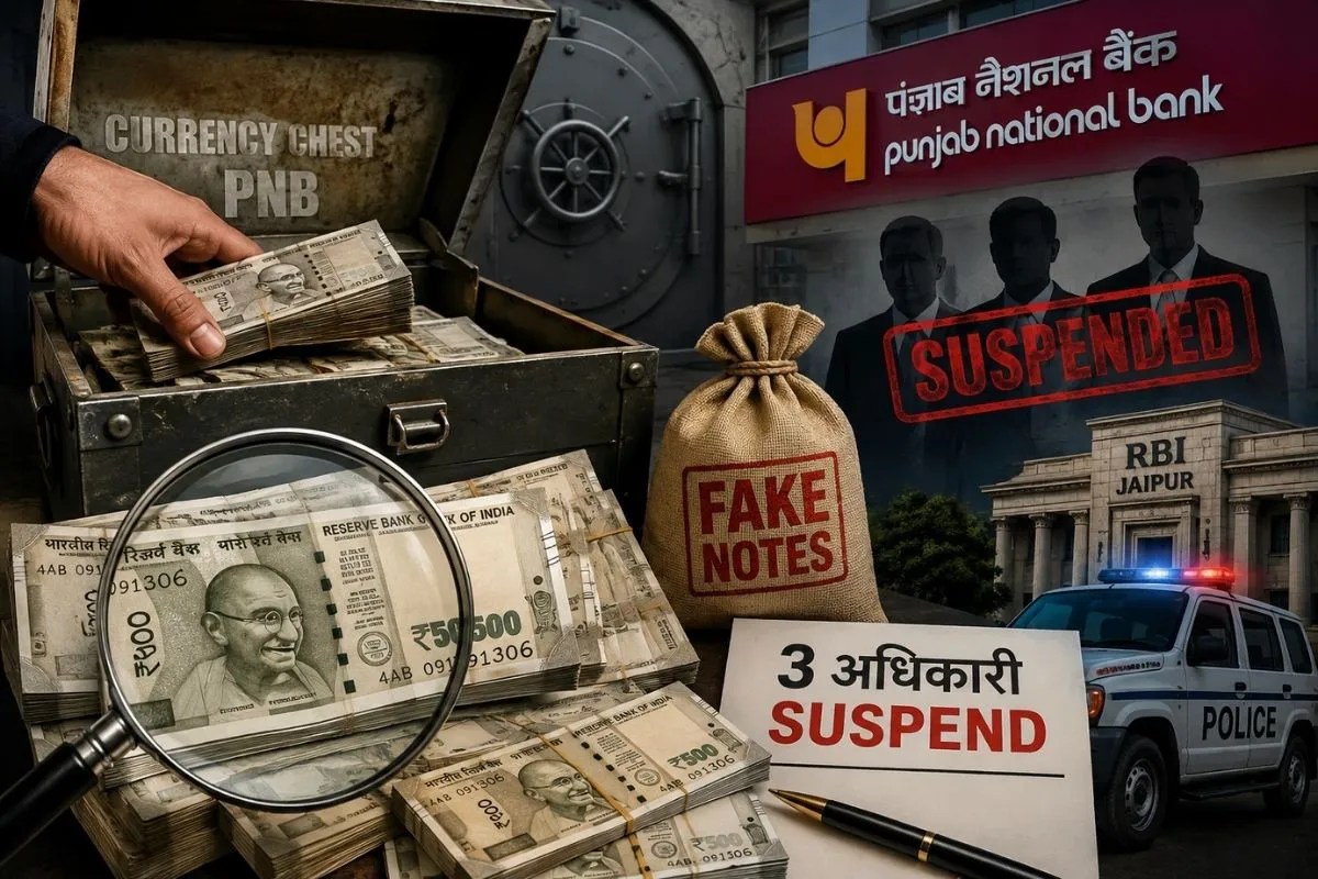 PNB की करेंसी चेस्ट में 17 करोड़ के नकली नोट! जयपुर भेजे कैश ने खोला बैंक के अंदर का बड़ा राज