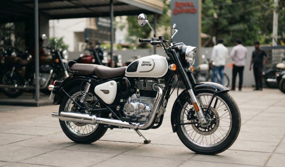 Royal Enfield Classic 350 का नया Signature White वेरिएंट लॉन्च, कीमत ₹2.23 लाख