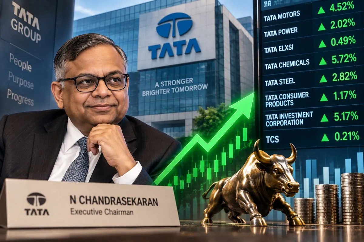 Tata Sons के बोर्ड ने N Chandrasekharan को दिया 5 साल का एक्सटेंशन तो उछल गए टाटा ग्रुप के शेयर