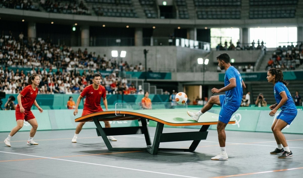 एशियाई खेल Teqball मिक्स्ड डबल्स में भारत हारा, वियतनाम ने डिसूज़ा और बेग को दी मात