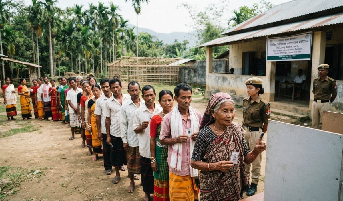 Tripura TTAADC: 587 ग्राम समितियों की 2,950 सीटों पर मतदान शुरू