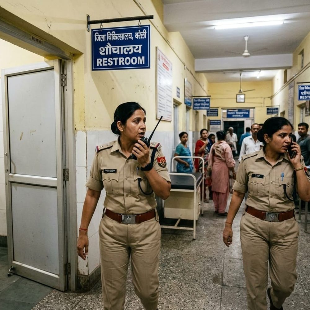 बरेली जिला अस्पताल से चकमा देकर फरार हुई महिला कैदी:लापरवाही पर दो महिला सिपाही सस्पेंड, गिरफ्तारी के लिए पुलिस की टीमें दे रहीं दबिश