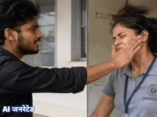 छात्रा के थप्पड़ मारा,गला दबाया,पेट में लात मारी:जान से मारने की धमकी देने का आरोप, एससी-एसटी एक्ट में मुकदमा दर्ज