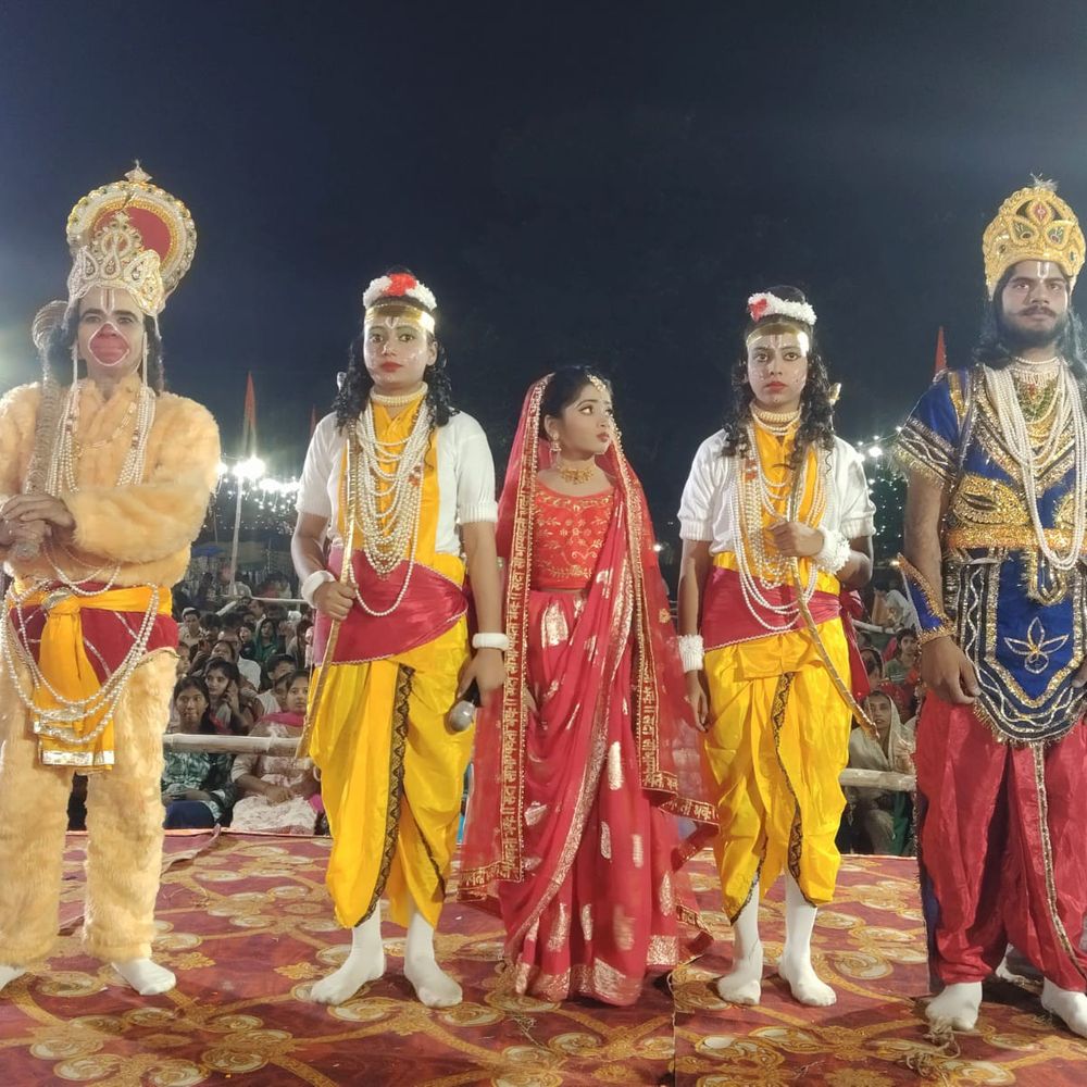 घाटमपुर बना अयोध्या, पुष्पक विमान से उतरे राम:14 साल बाद अयोध्या लौटे, भरत का विलाप देख दर्शकों की आंखें नम