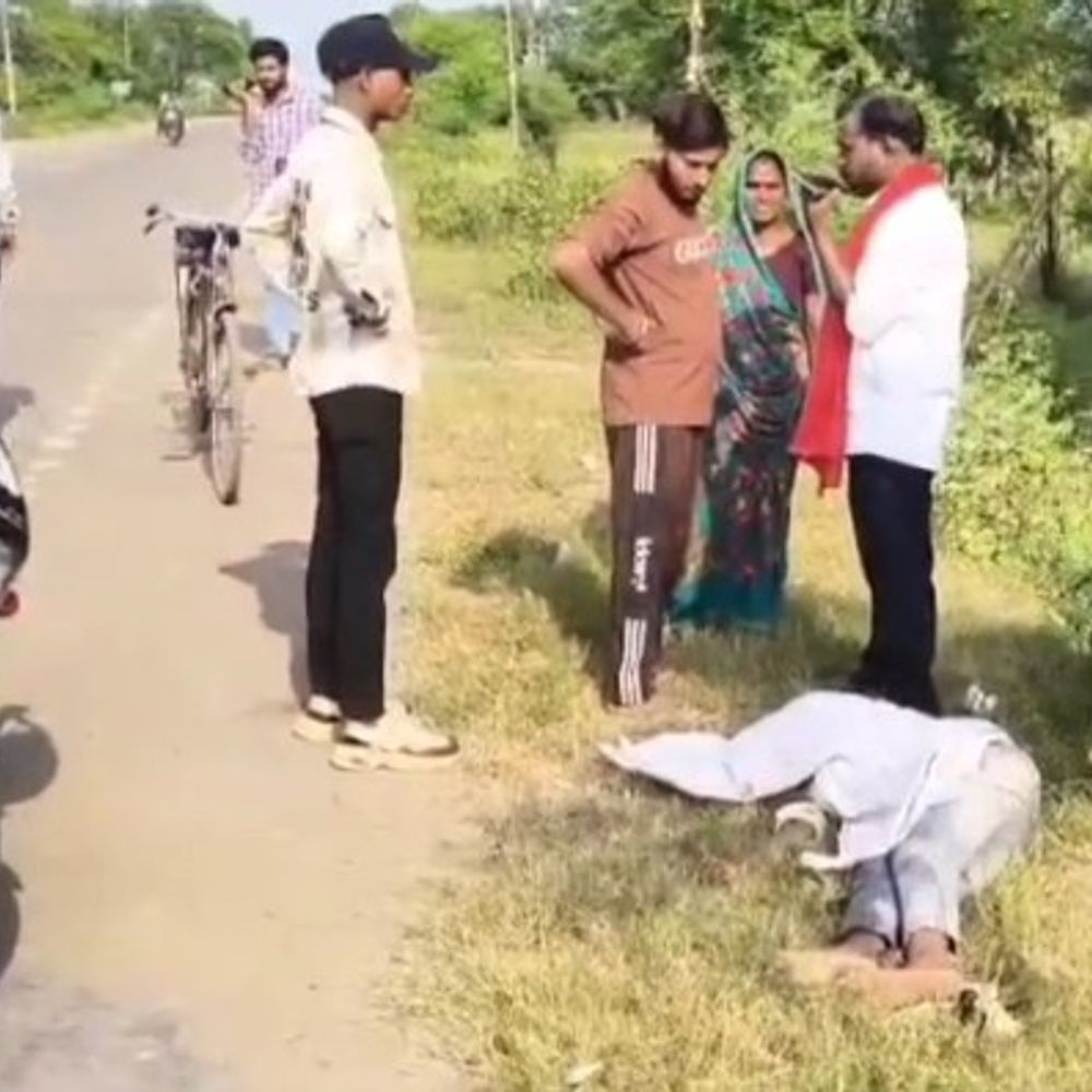 पन्ना में वाहन ने बाइक सवार युवक को रौंदा:गंभीर हालत में कटनी रेफर, चालक मौके से फरार