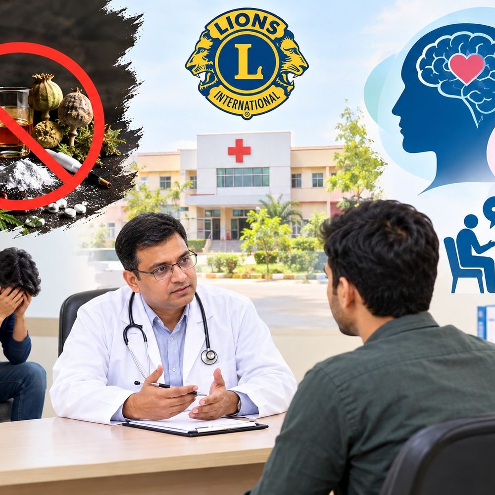 सीकेआरडी में नशामुक्ति और चिकित्सा शिविर कल:सुबह 9 बजे से दोपहर 1 बजे तक डॉक्टर देंगे परामर्श