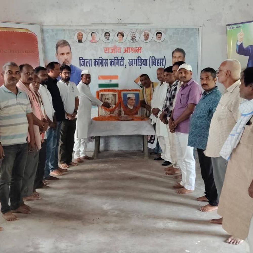 गांधी-शास्त्री जयंती पर कांग्रेसजनों ने अर्पित किए श्रद्धा सुमन