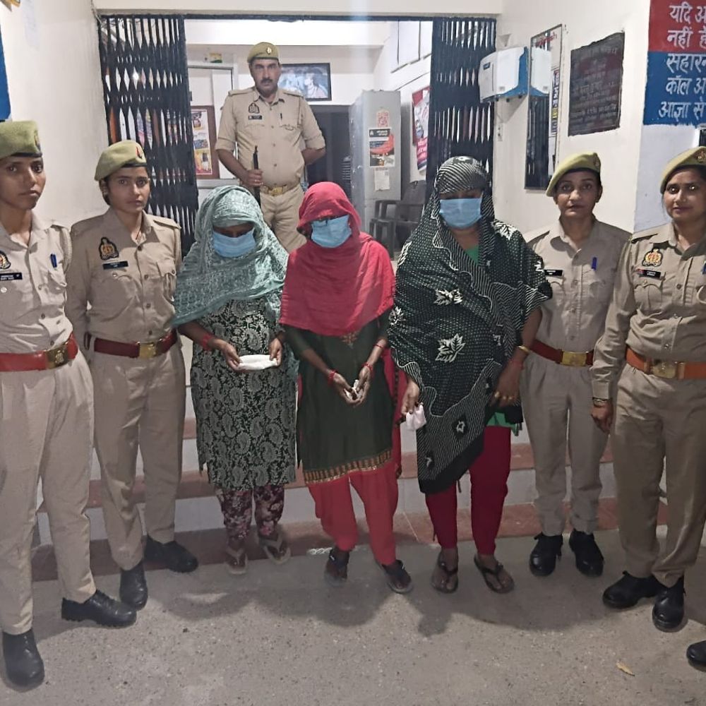 सहारनपुर में दुकान से पायल-चोरी करने वाली 3 महिलाएं गिरफ्तार:पुलिस ने हरौड़ा पुल के पास से पकड़ा, चोरी की पायल बरामद कीं