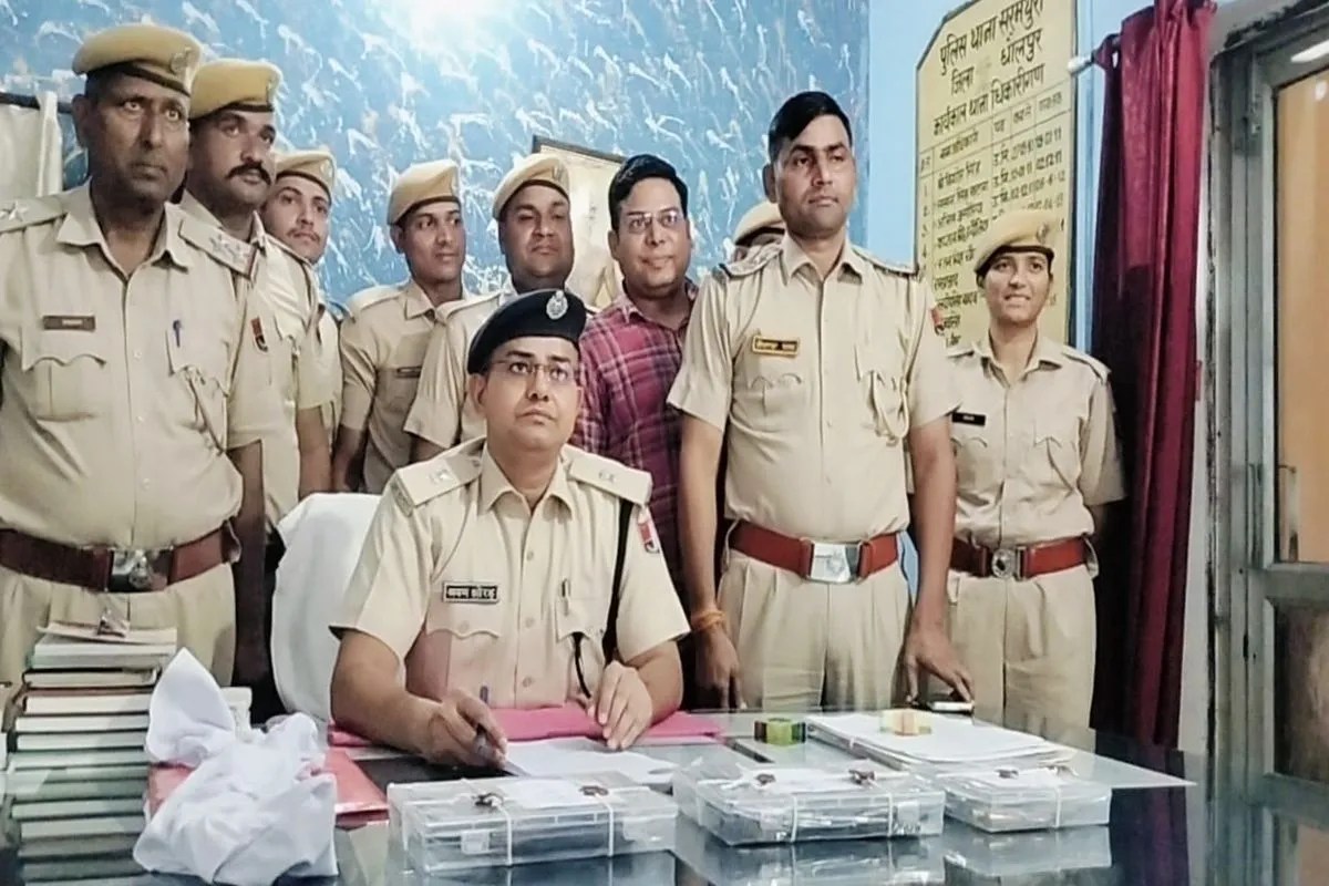 Dholpur: बीटेक की पढ़ाई छोड़ हथियार तस्कर बना युवक, भारी असलाह के साथ गिरफ्तार