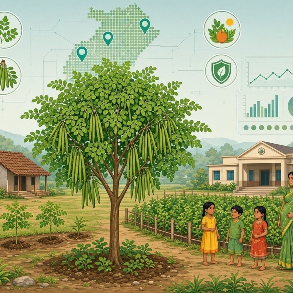 एनीमिया से निपटने के लिए सरकार चलाएगी ‘हर-घर मुनगा अभियान:23,500 स्कूलों में बनेगी पोषण वाटिका, डिजिटल तरीके से होगी पौधों की निगरानी