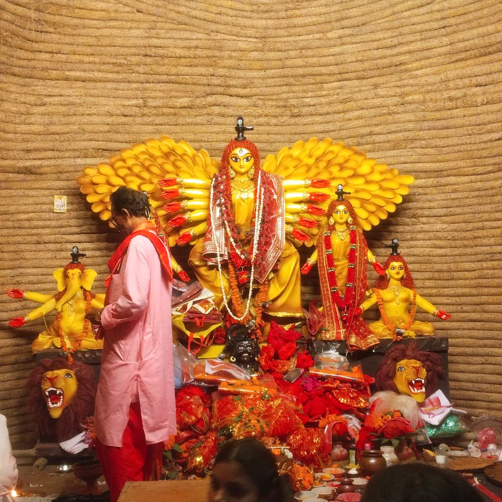 कटिहार में वन्य जीव थीम पंडाल बना आकर्षण:विजयादशमी पर पूजा पंडालों में उमड़ी भीड़, पर्यावरण संरक्षण का दिया संदेश