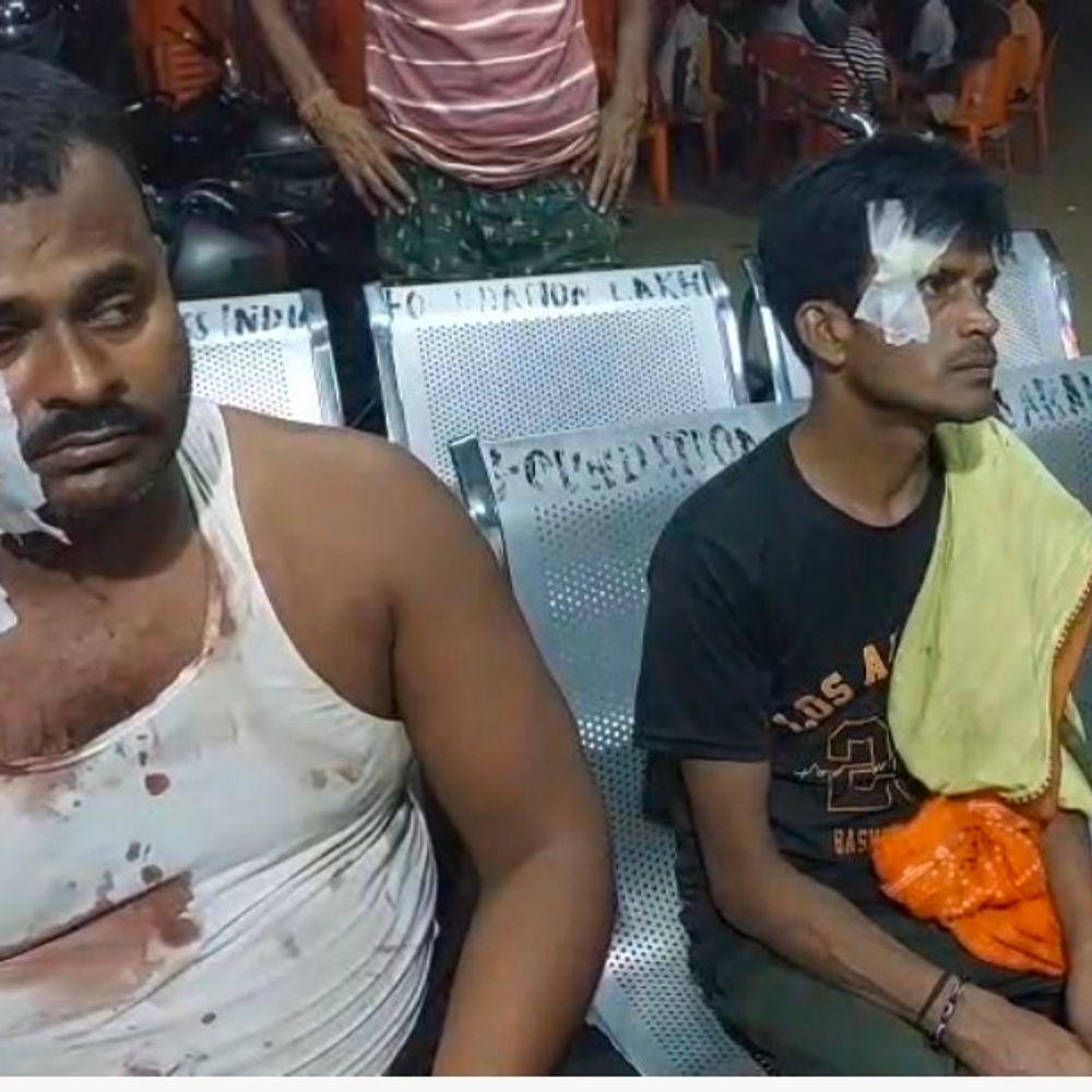 अशोकधाम मंदिर के पास दो पक्षों में मारपीट-पथराव:लखीसराय में चाकूबाजी में 4 लोग घायल; CCTV फुटेज सामने आया