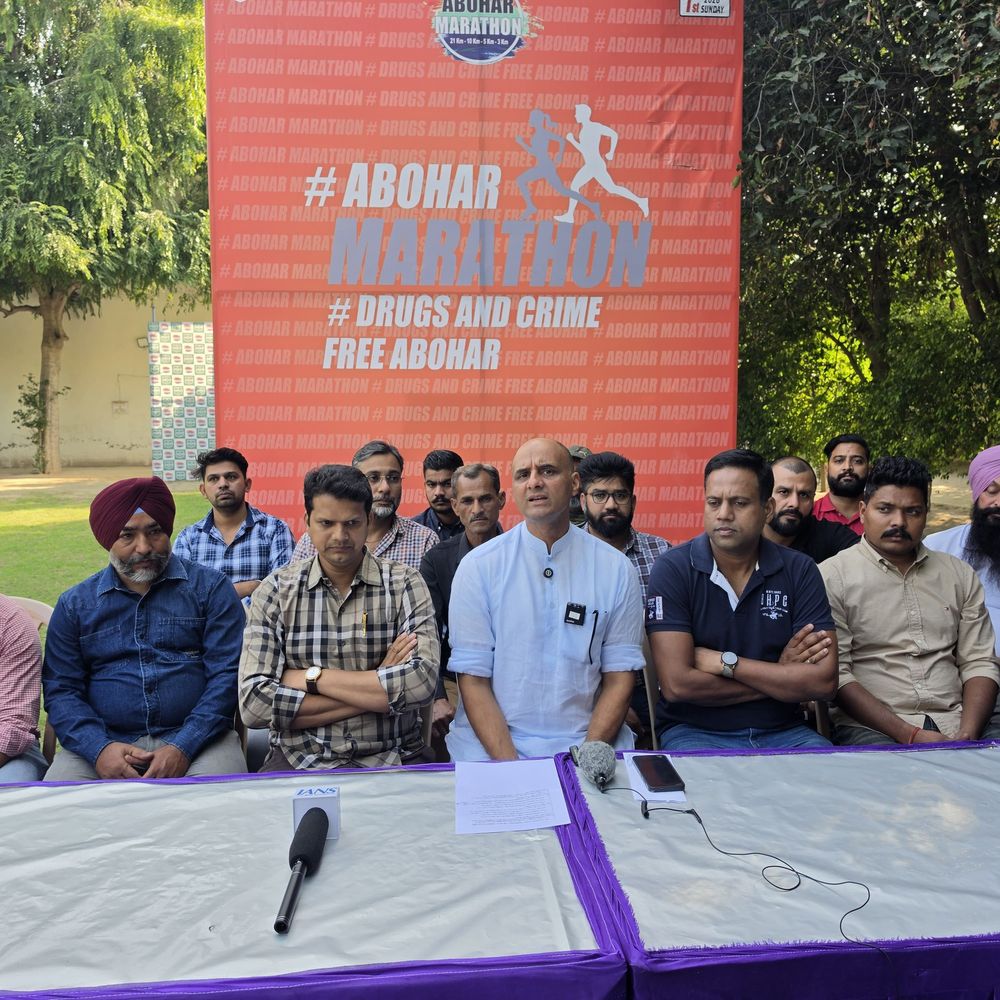 अबोहर मैराथन की अनुमति रद्द, विधायक जाखड़ ने उठाए सवाल:बोले- सरकार की कथनी-करनी में फर्क, ट्रस्ट ने 22 नवंबर के लिए मांगी अनुमति