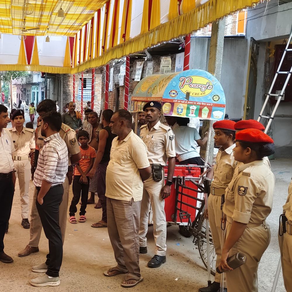 पूजा पंडालों में नंगे बिजली के तार नहीं दिखने चाहिए:चंडी में बीडीओ, सीओ और थानाध्यक्ष ने किया निरीक्षण, श्रद्धालुओं की सुविधाओं पर जोर