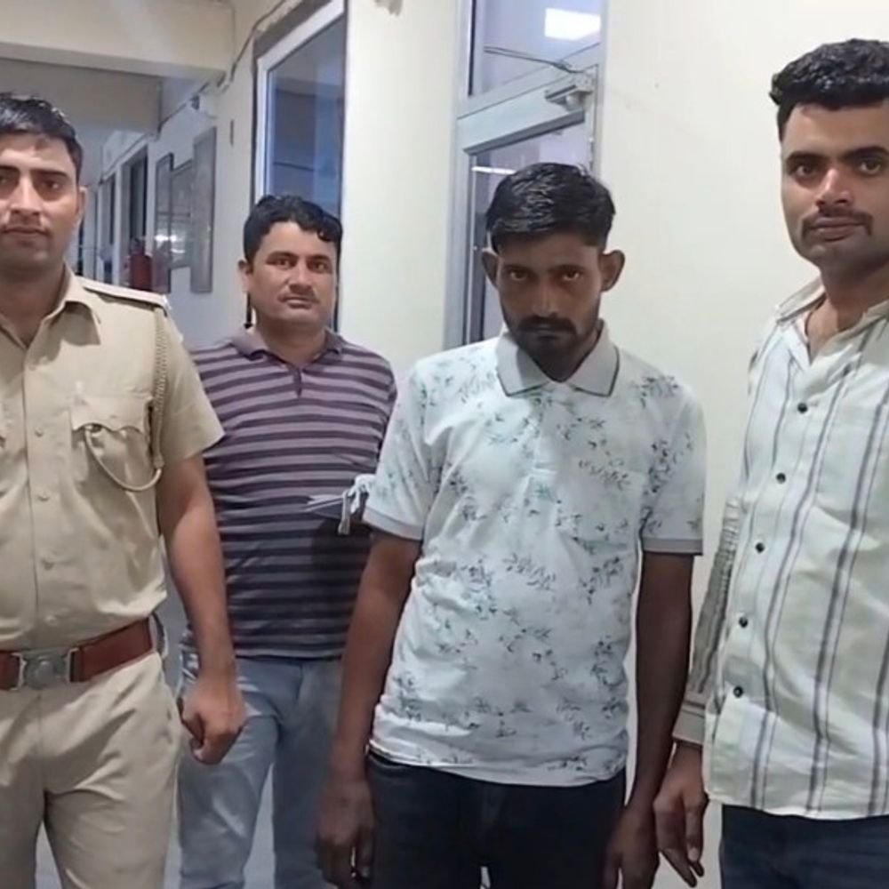 चूरू में हेरोइन के साथ युवक गिरफ्तार:नाकाबंदी के दौरान पकड़ा, पैदल आते समय पुलिस को देखकर घबराया था