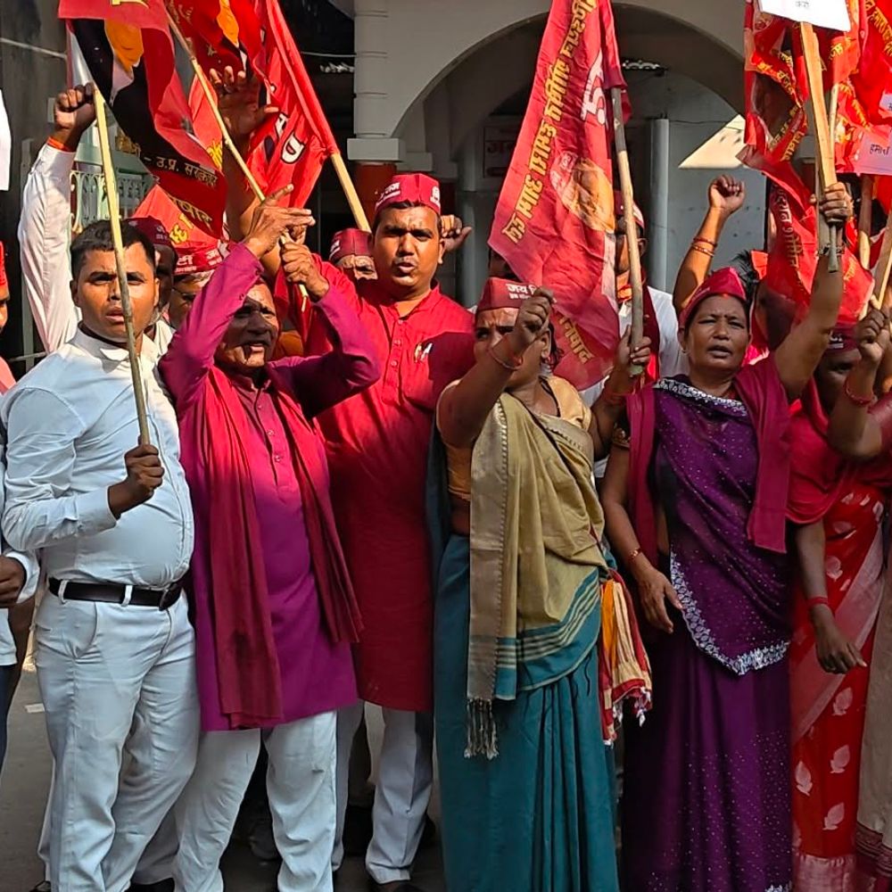 निषाद-पार्टी अध्यक्ष को जान से मारने की धमकी का आरोप:जौनपुर में कार्यकर्ताओं ने प्रदर्शन कर जांच और सुरक्षा की मांग की