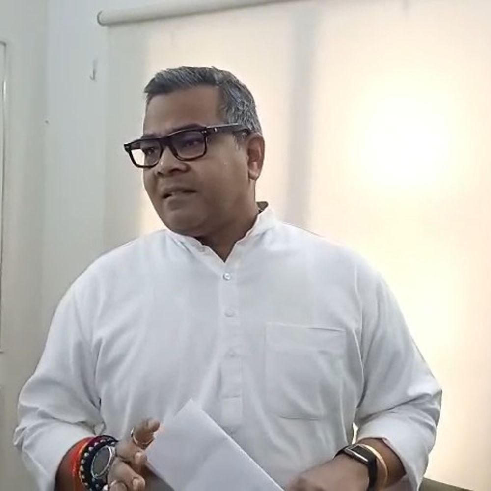 ‘विपक्ष सुप्रीम कोर्ट में हारा, अब सड़क पर राजनीति’:सांसद अरुण भारती बोले- SIR मामले पर फैलाया जा रहा भ्रम