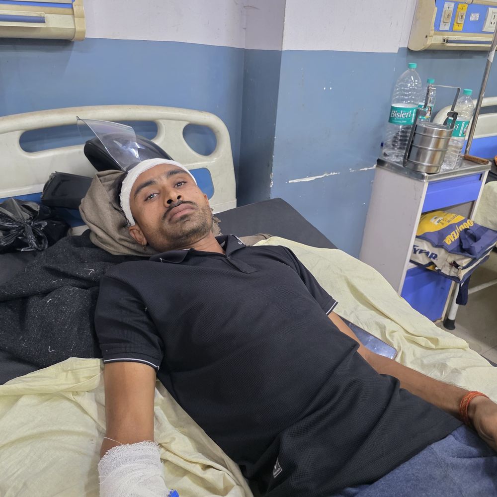 एक करोड़ की 2 बीघा जमीन को लेकर हमला:युवक के सिर-हाथ और पैर में चोट; 8 के खिलाफ केस