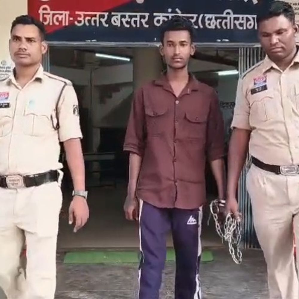 नाबालिग से दुष्कर्म करने वाला आरोपी गिरफ्तार:20 वर्षीय युवक बहला-फुसलाकर ले गया था, पुलिस ने किया बरामद