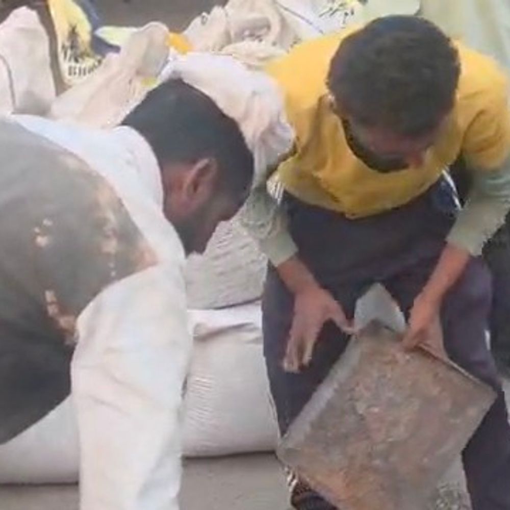 नीमच मंडी में उड़द तौल में किसान से हेराफेरी:उज्जैन के किसान ने बघाना थाने में शिकायत दर्ज कराई, हम्मालों पर धोखाधड़ी का आरोप